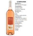Lo Bartas Rosé - Domaine de Bassac