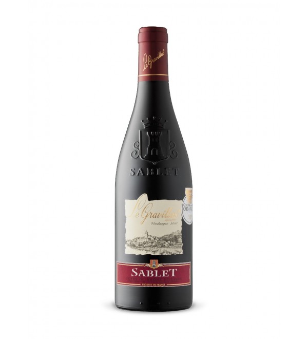 AOC Côtes du Rhône Villages Sablet Le Gravillas 